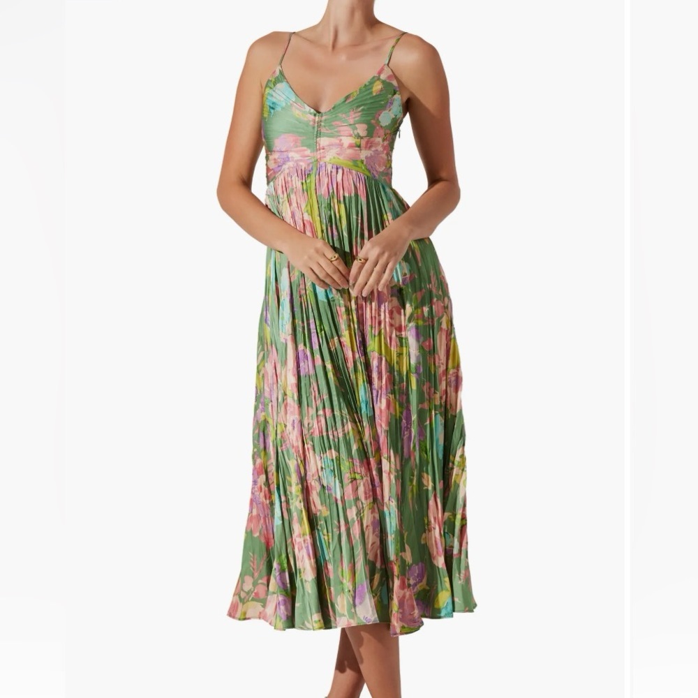 ASTR the Label Maeve Floral Midi Sundress